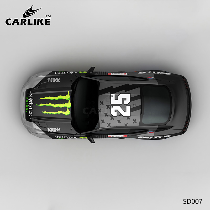 CARLIKE卡莱克™CL-SD-007野马鬼爪赛道涂装整车改色