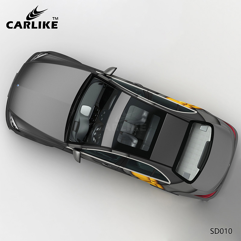 CARLIKE卡莱克™CL-SD-009阿斯顿马丁黑白双拼迷彩全车改色