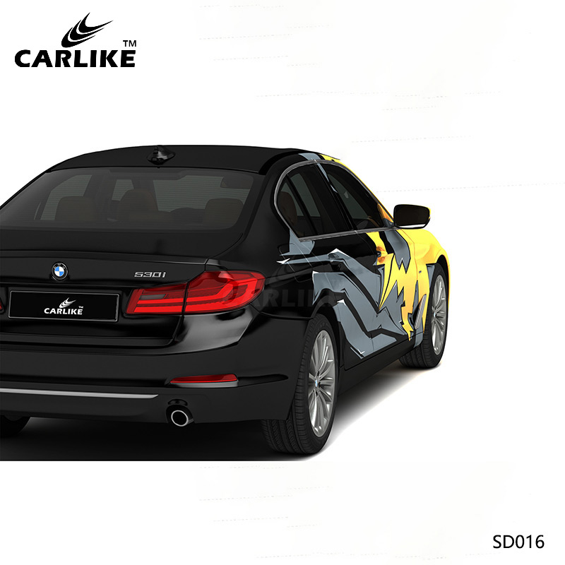 CARLIKE卡莱克™CL-SD-016宝马涂装战斗彩绘全车贴膜