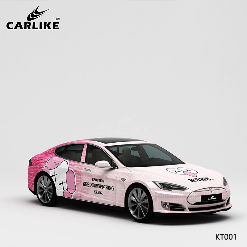 CARLIKE卡莱克™CL-KT-001特斯拉KAVAS芝麻街渐变汽车改色