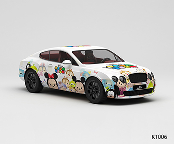 CARLIKE卡莱克™CL-KT-006宾利迪士尼卡通汽车贴膜