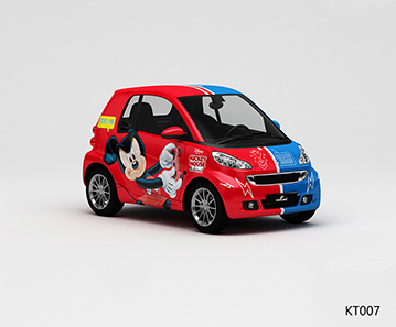 CARLIKE卡莱克™CL-KT-007MINI迪士尼米奇唐老鸭汽车改色