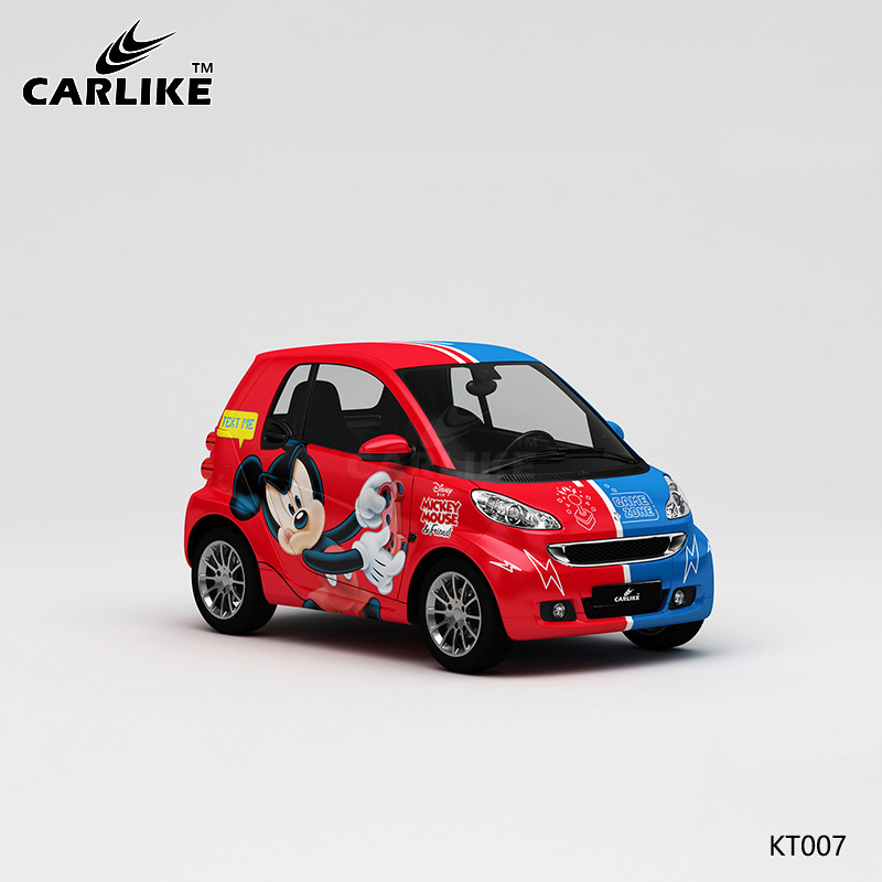 CARLIKE卡莱克™CL-KT-007MINI迪士尼米奇唐老鸭汽车改色