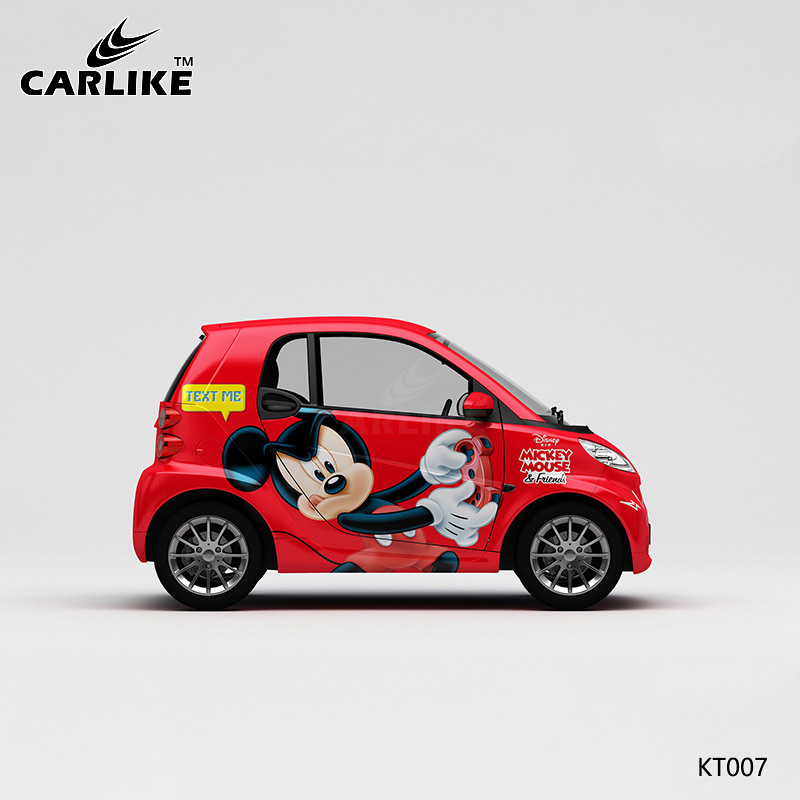 CARLIKE卡莱克™CL-KT-007MINI迪士尼米奇唐老鸭汽车改色