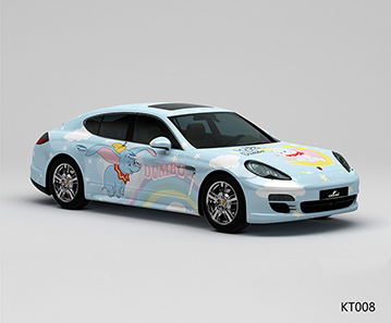 CARLIKE卡莱克™CL-KT-008保时捷迪士尼小飞象车身彩绘