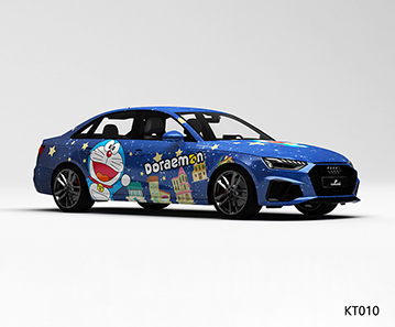 carlike卡莱克64cl-kt-010奥迪哆啦a梦叮当猫全车贴膜