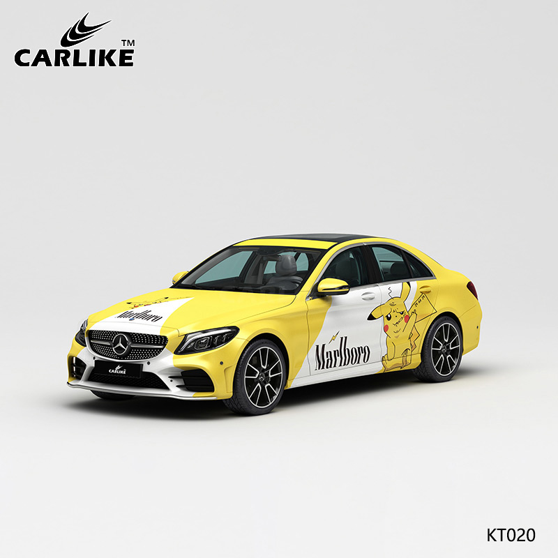 CARLIKE卡莱克™CL-KT-020奔驰邪恶皮卡丘万宝路香烟涂装整车彩绘