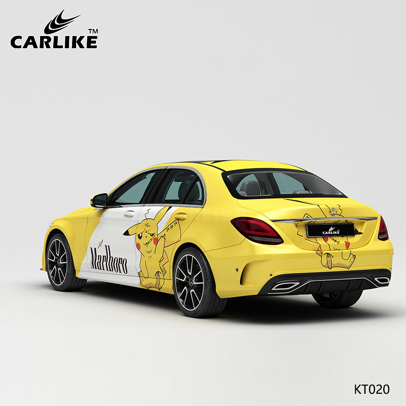 CARLIKE卡莱克™CL-KT-020奔驰邪恶皮卡丘万宝路香烟涂装整车彩绘
