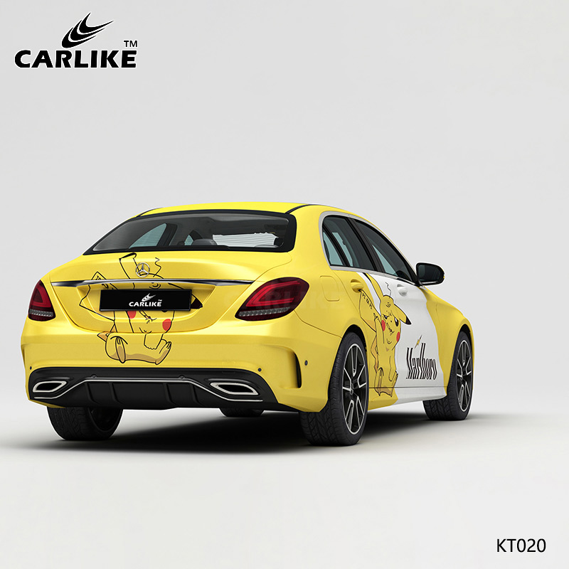 CARLIKE卡莱克™CL-KT-020奔驰邪恶皮卡丘万宝路香烟涂装整车彩绘