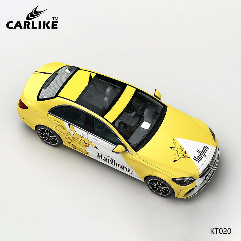 CARLIKE卡莱克™CL-KT-020奔驰邪恶皮卡丘万宝路香烟涂装整车彩绘