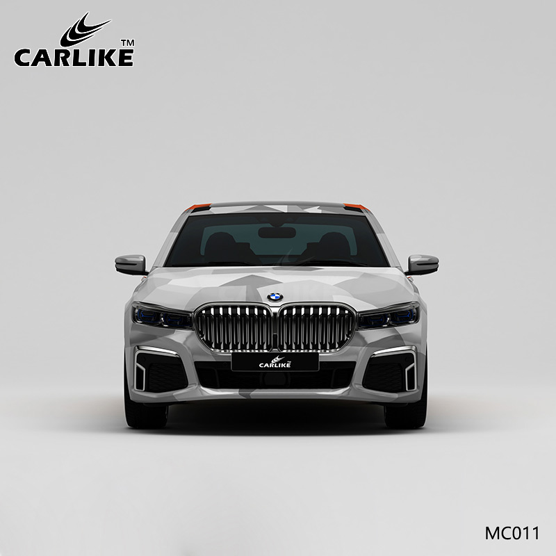 CARLIKE卡莱克™CL-MC-011宝马灰橙战斗迷彩车身彩绘