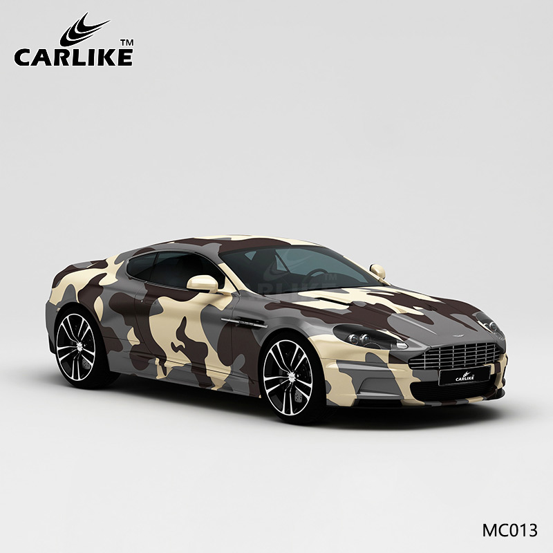 CARLIKE卡莱克™CL-MC-013阿斯顿马丁沙漠迷彩汽车改色