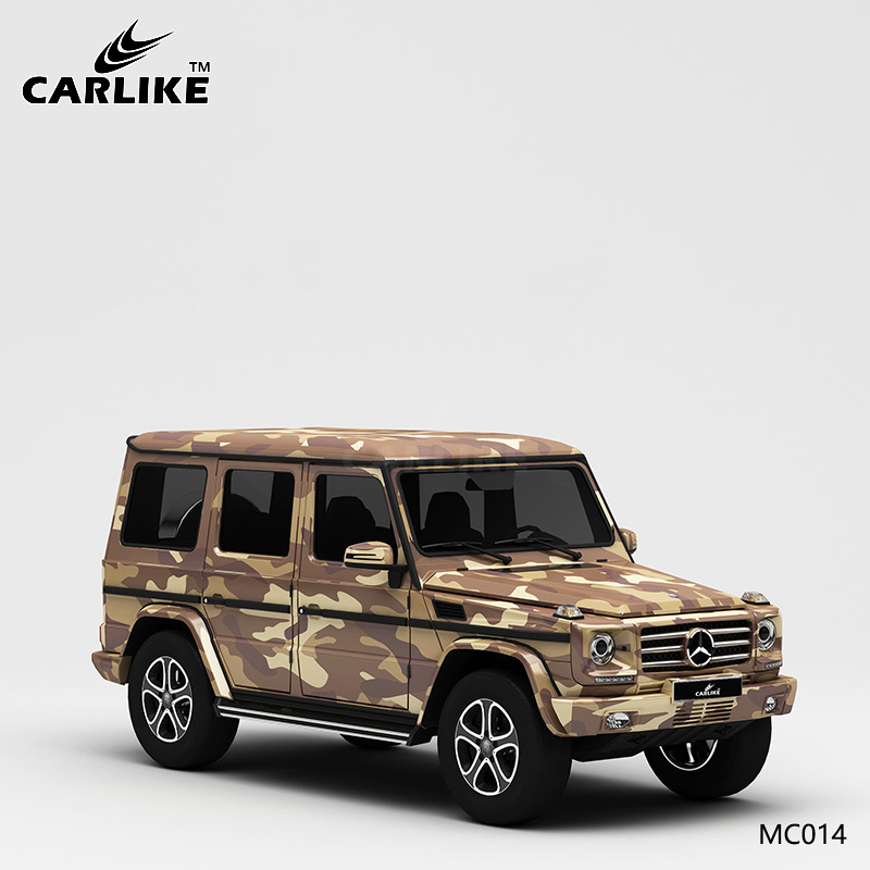 CARLIKE卡莱克™CL-MC-014奔驰沙漠迷彩汽车贴膜