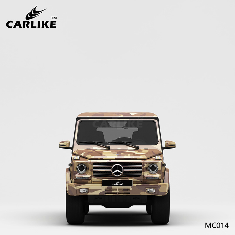 CARLIKE卡莱克™CL-MC-014奔驰沙漠迷彩汽车贴膜