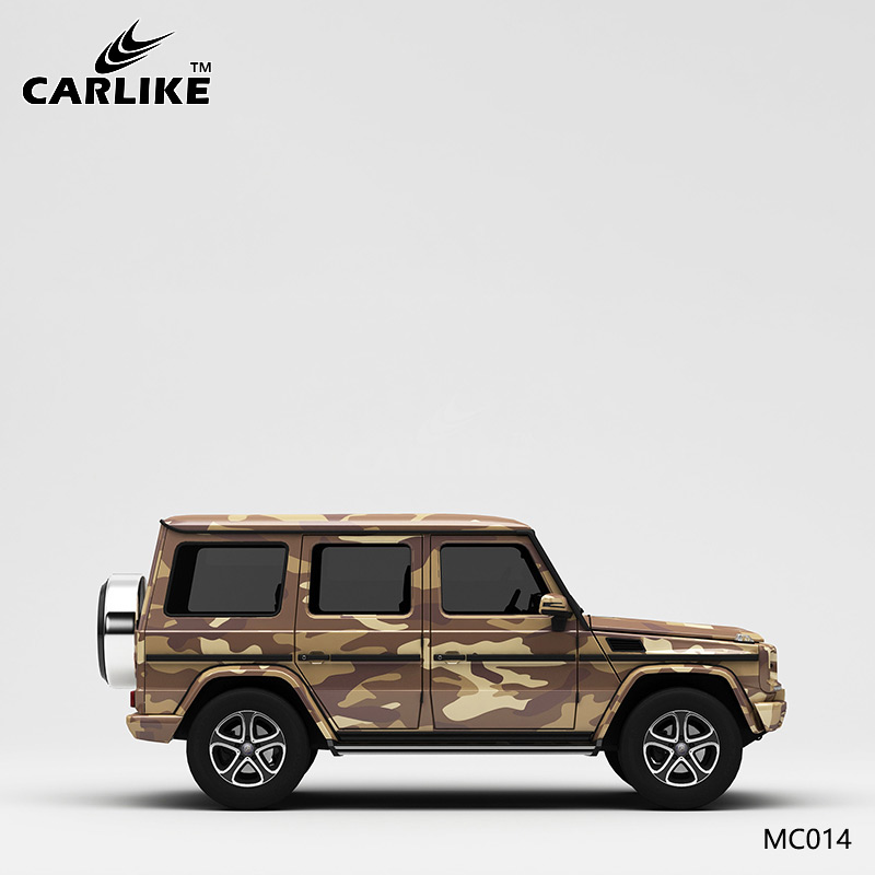 CARLIKE卡莱克™CL-MC-014奔驰沙漠迷彩汽车贴膜