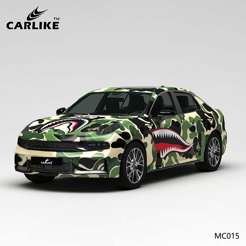 CARLIKE卡莱克™CL-MC-015领克鲨鱼迷彩车身彩绘