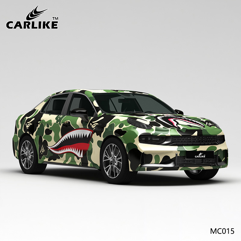 CARLIKE卡莱克™CL-MC-015领克鲨鱼迷彩车身彩绘