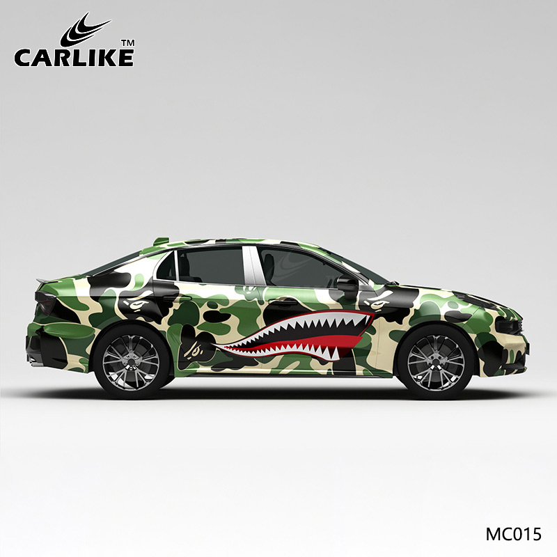 CARLIKE卡莱克™CL-MC-015领克鲨鱼迷彩车身彩绘