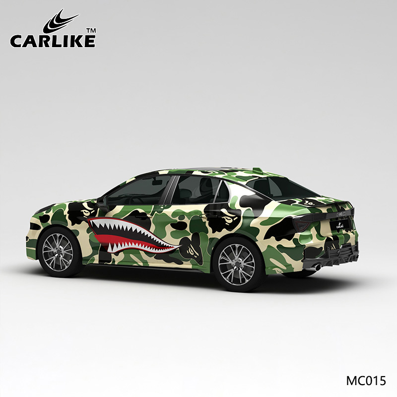 CARLIKE卡莱克™CL-MC-015领克鲨鱼迷彩车身彩绘