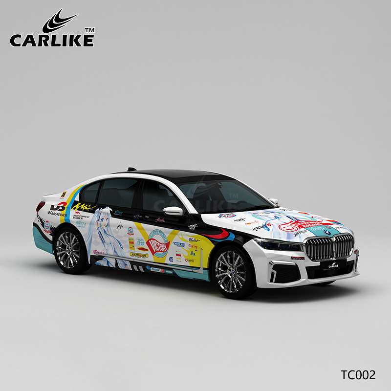 CARLIKE卡莱克™CL-TC-002宝马初音未来整车改色