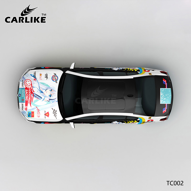 CARLIKE卡莱克™CL-TC-002宝马初音未来整车改色