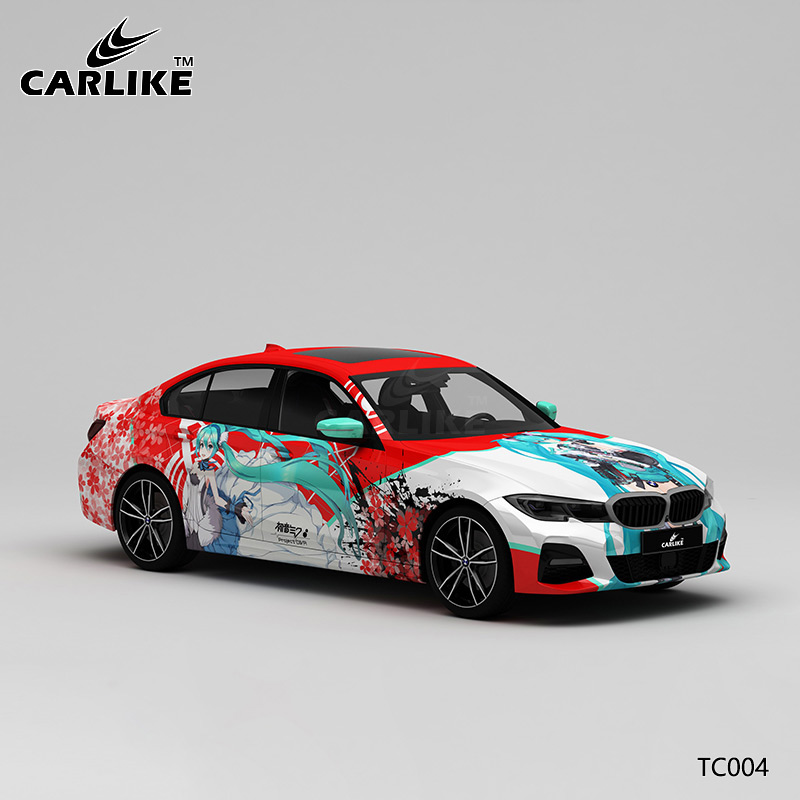 CARLIKE卡莱克™CL-TC-004宝马卡通初音未来全车改装