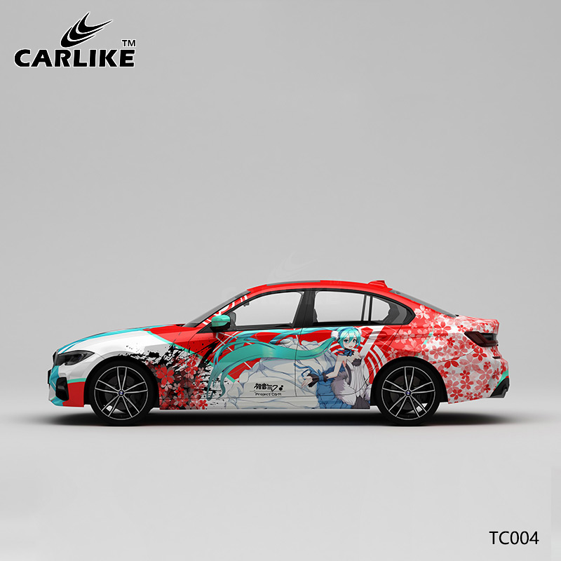 CARLIKE卡莱克™CL-TC-004宝马卡通初音未来全车改装