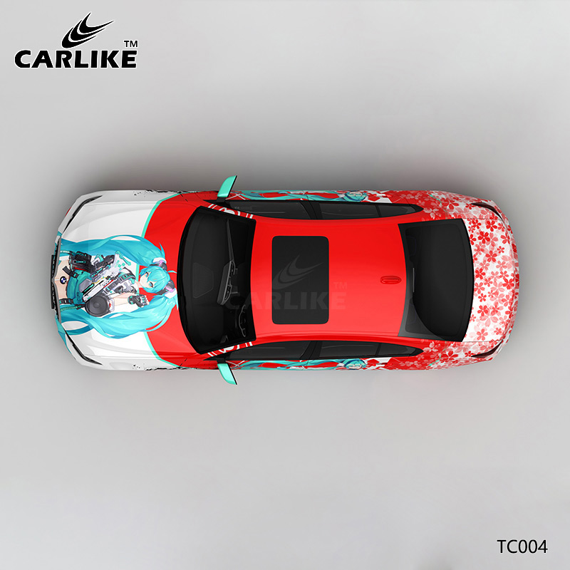 CARLIKE卡莱克™CL-TC-004宝马卡通初音未来全车改装