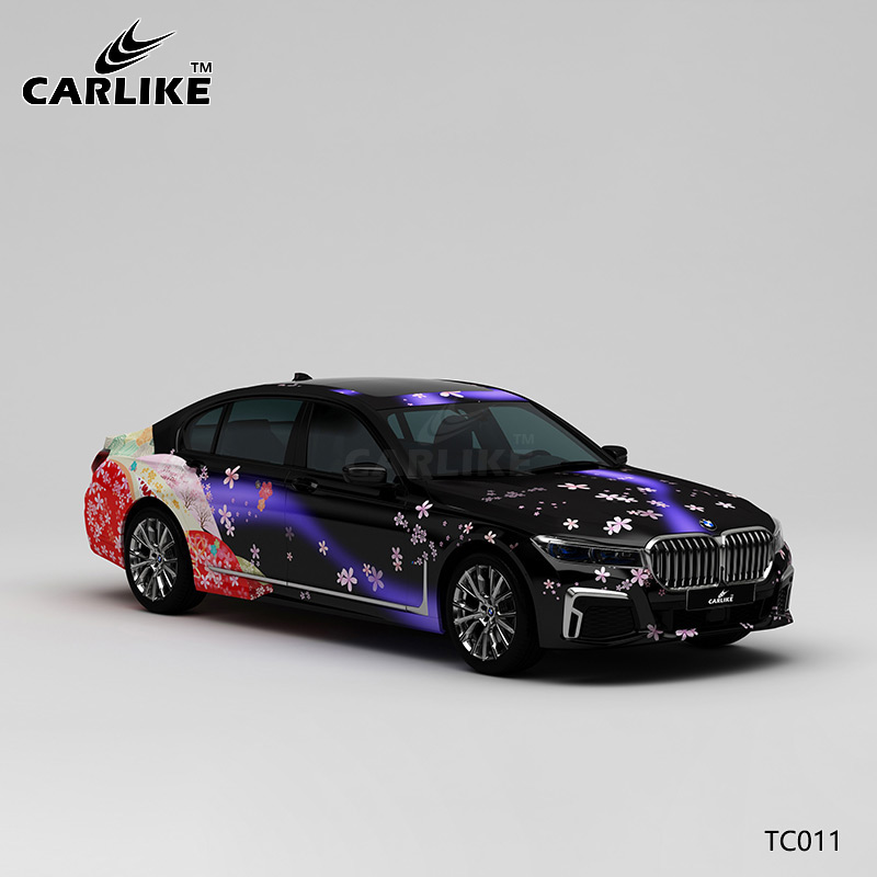 CARLIKE卡莱克™CL-TC-011宝马日系樱花卡通车身彩绘
