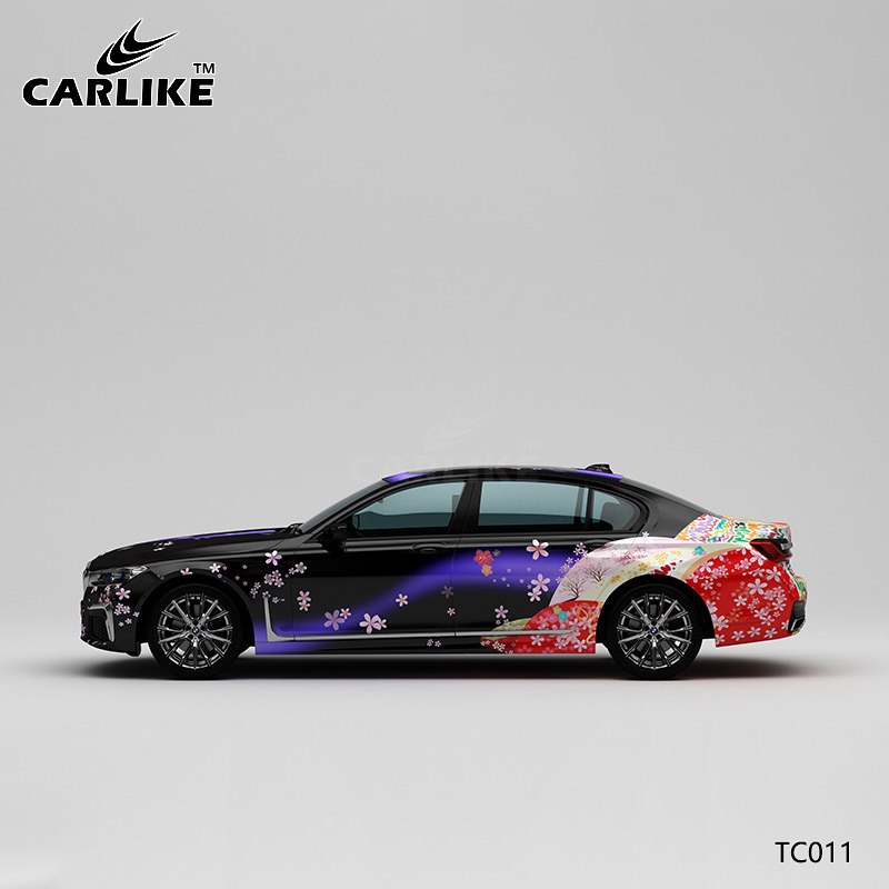 CARLIKE卡莱克™CL-TC-011宝马日系樱花卡通车身彩绘