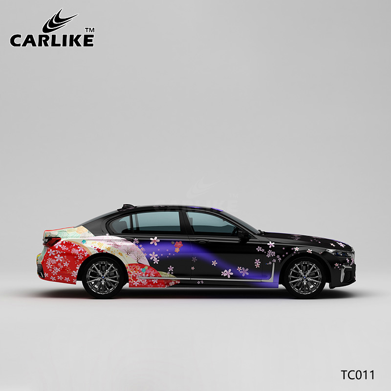CARLIKE卡莱克™CL-TC-011宝马日系樱花卡通车身彩绘
