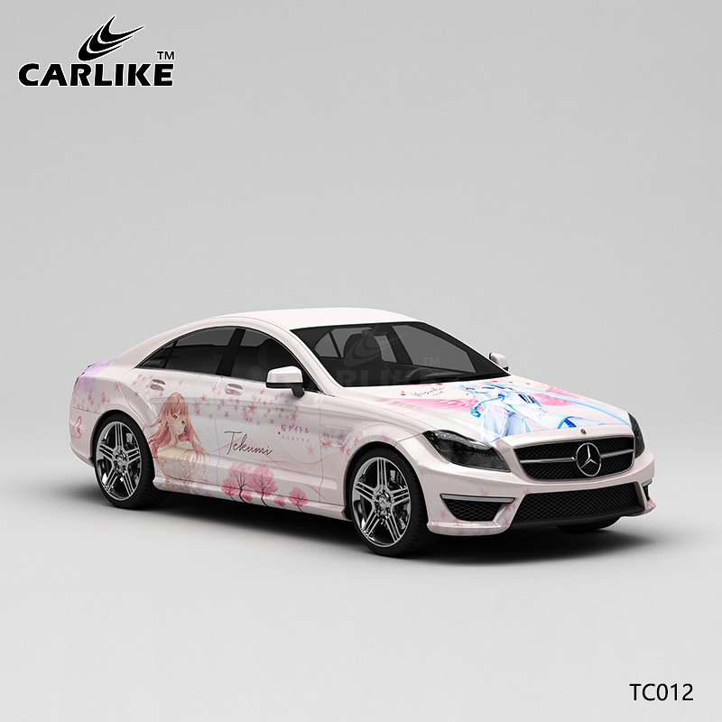CARLIKE卡莱克™CL-TC-012奔驰日系樱花美少女车身改色