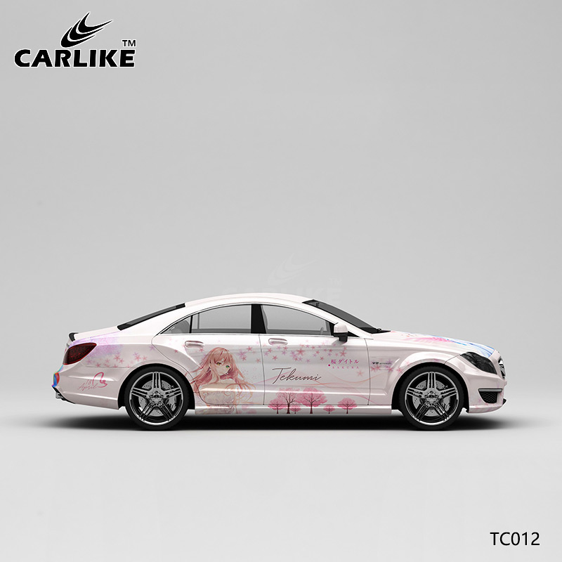 CARLIKE卡莱克™CL-TC-012奔驰日系樱花美少女车身改色