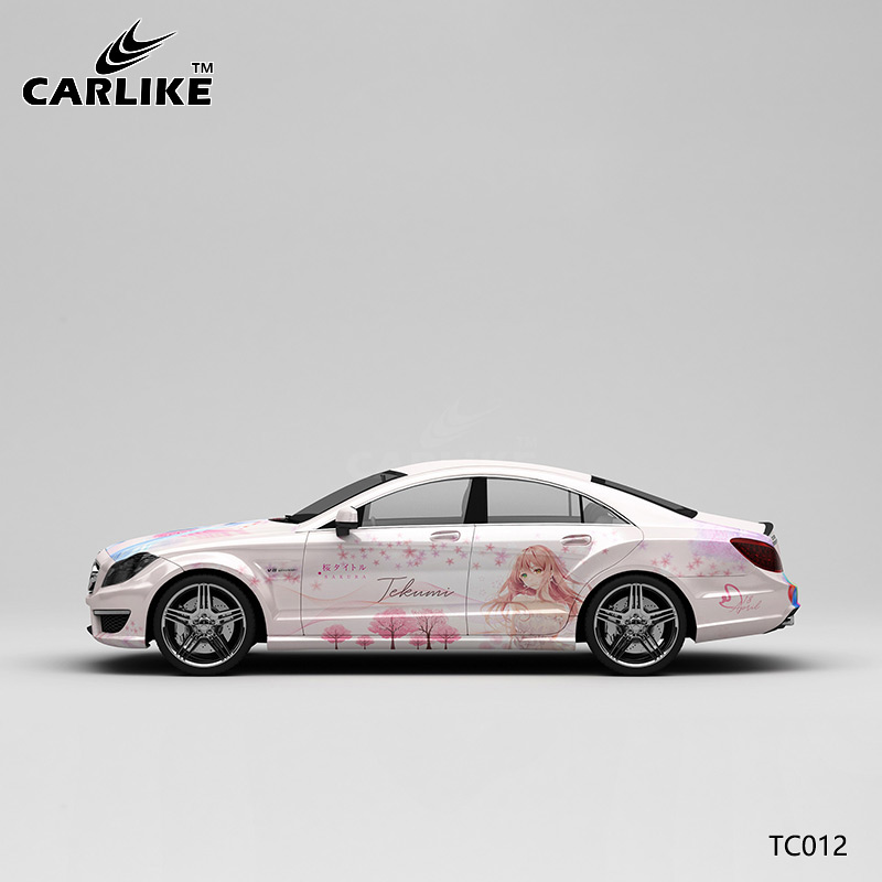 CARLIKE卡莱克™CL-TC-012奔驰日系樱花美少女车身改色