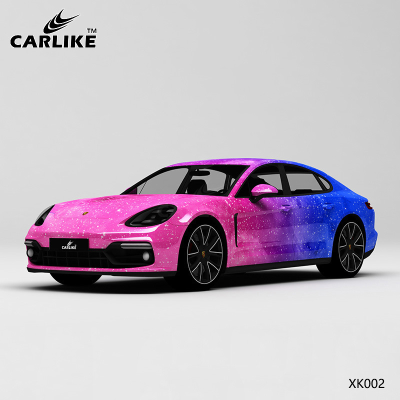 CARLIKE卡莱克™CL-XK-002保时捷粉蓝渐变星空全车改色