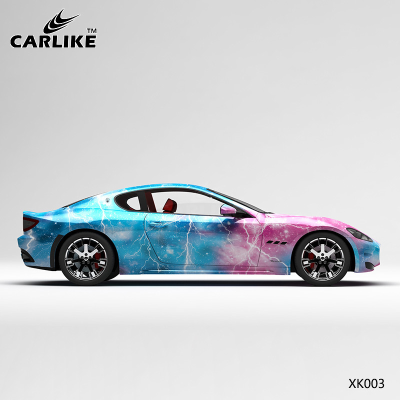 CARLIKE卡莱克™CL-XK-003玛莎拉蒂粉蓝闪电星空汽车贴膜