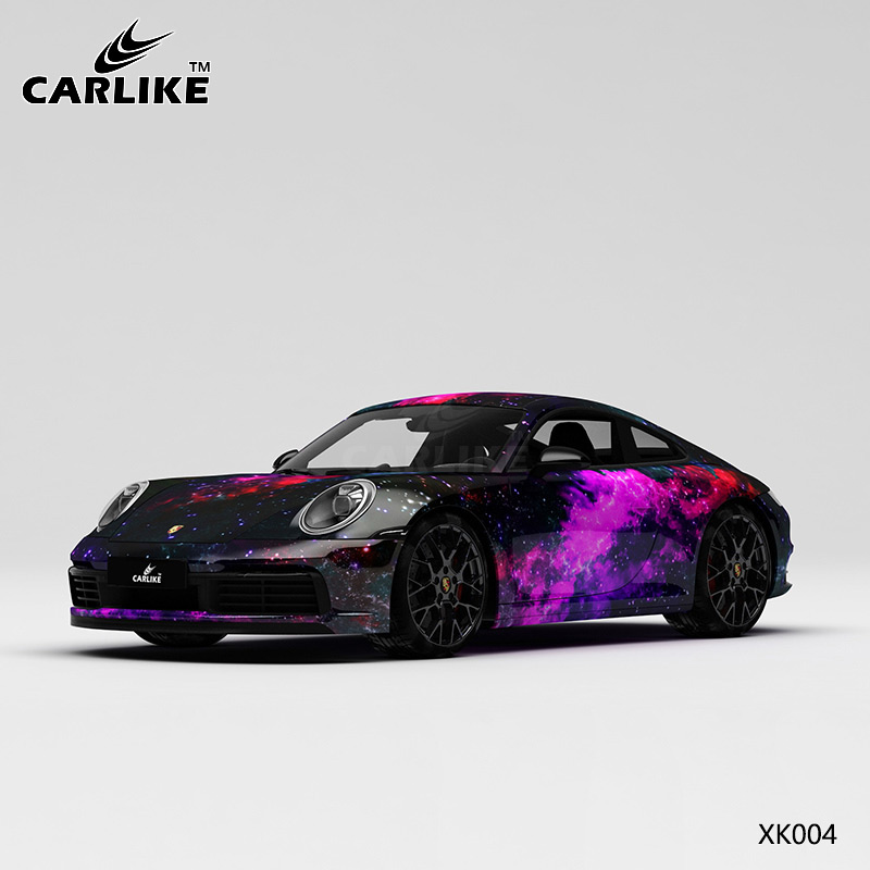 CARLIKE卡莱克™CL-XK-004保时捷黑紫星空汽车改色