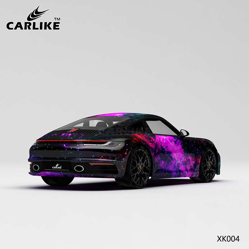 CARLIKE卡莱克™CL-XK-004保时捷黑紫星空汽车改色