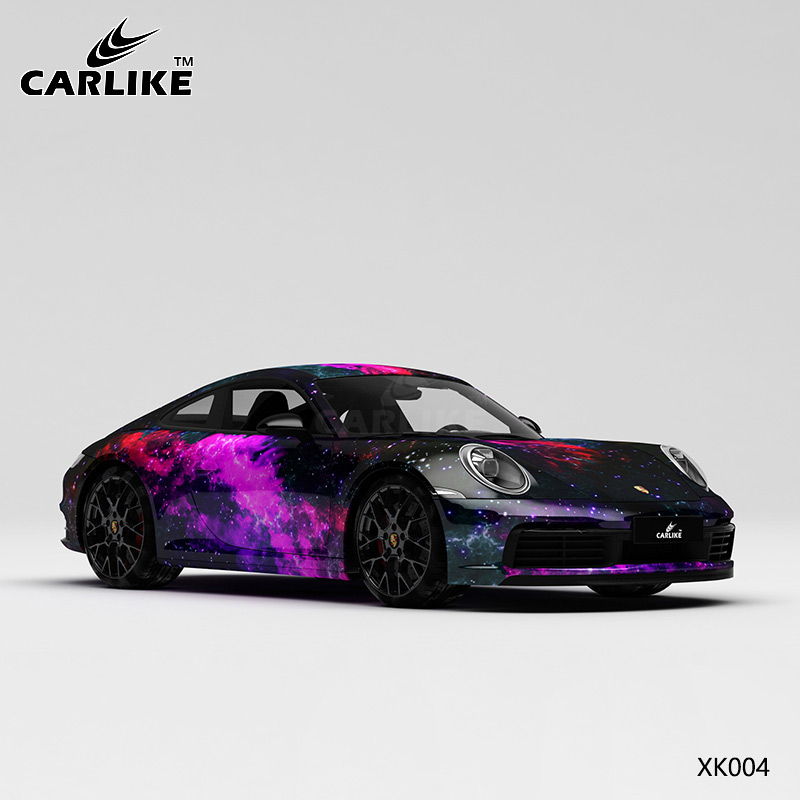 CARLIKE卡莱克™CL-XK-004保时捷黑紫星空汽车改色