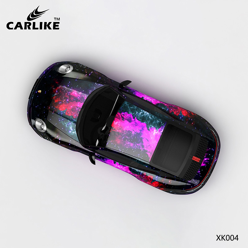 CARLIKE卡莱克™CL-XK-004保时捷黑紫星空汽车改色