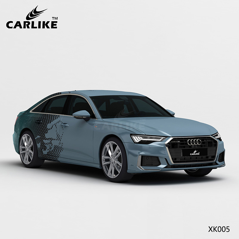 CARLIKE卡莱克™CL-XK-005奥迪灰蓝星空整车改色