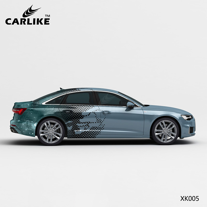 CARLIKE卡莱克™CL-XK-005奥迪灰蓝星空整车改色