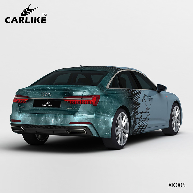 CARLIKE卡莱克™CL-XK-005奥迪灰蓝星空整车改色