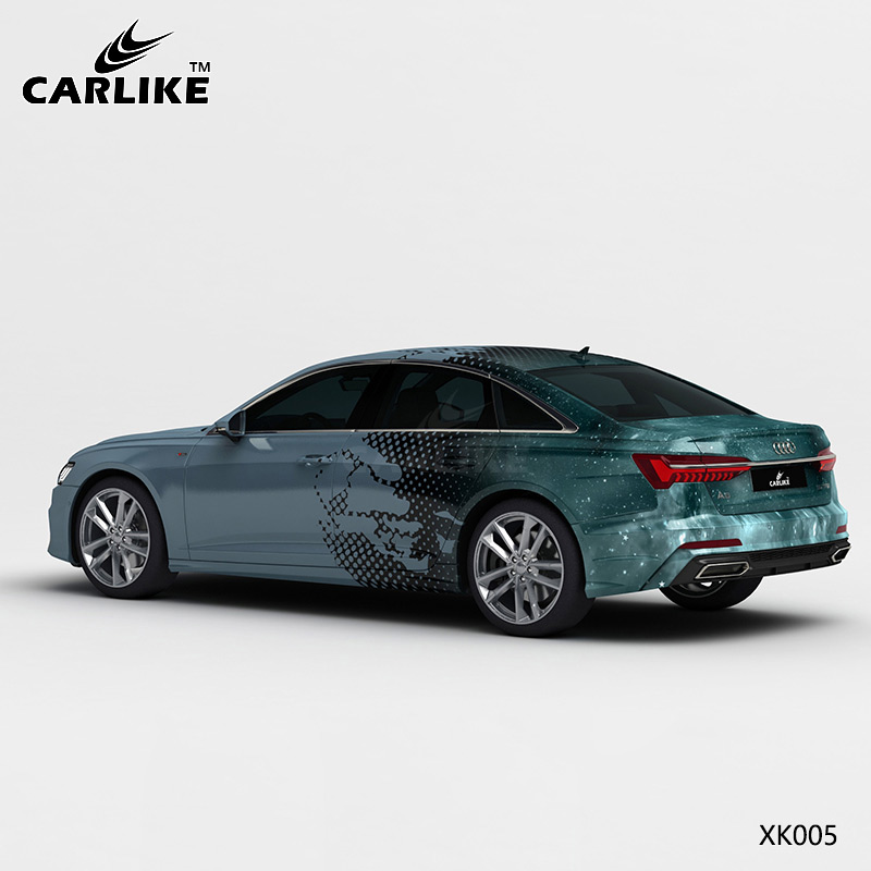 CARLIKE卡莱克™CL-XK-005奥迪灰蓝星空整车改色