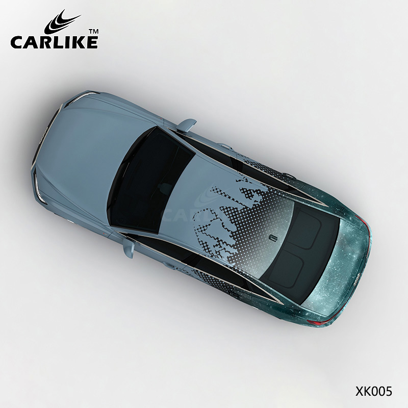 CARLIKE卡莱克™CL-XK-005奥迪灰蓝星空整车改色