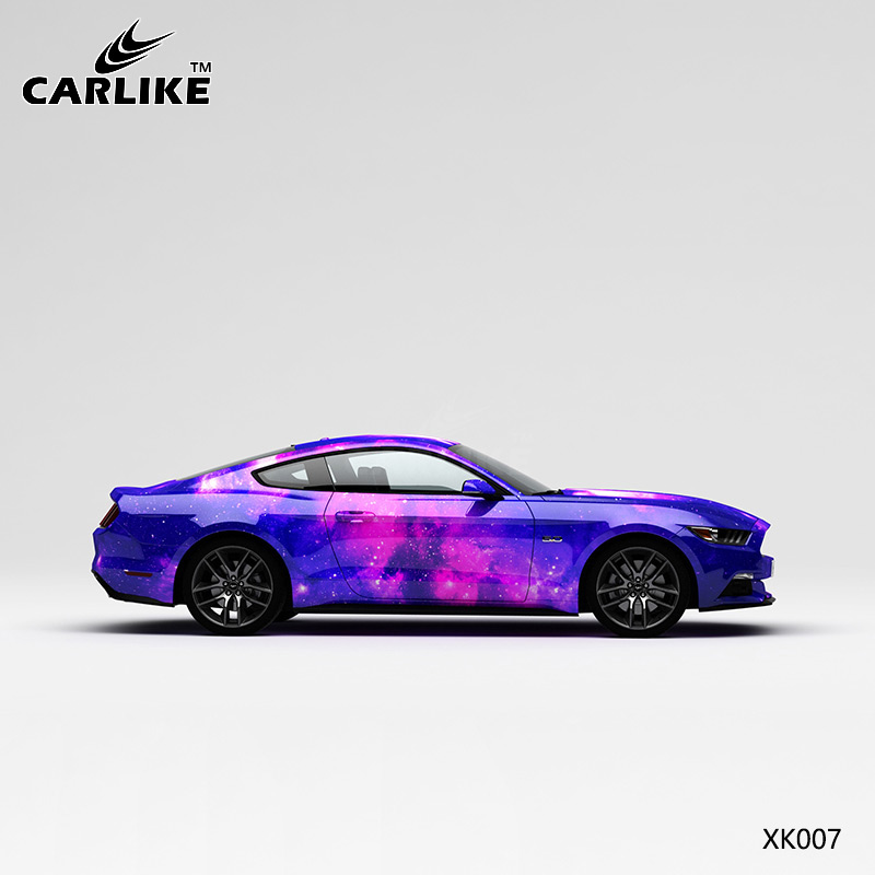 CARLIKE卡莱克™CL-XK-007野马蓝粉星空车身贴膜