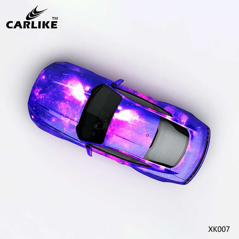 CARLIKE卡莱克™CL-XK-007野马蓝粉星空车身贴膜