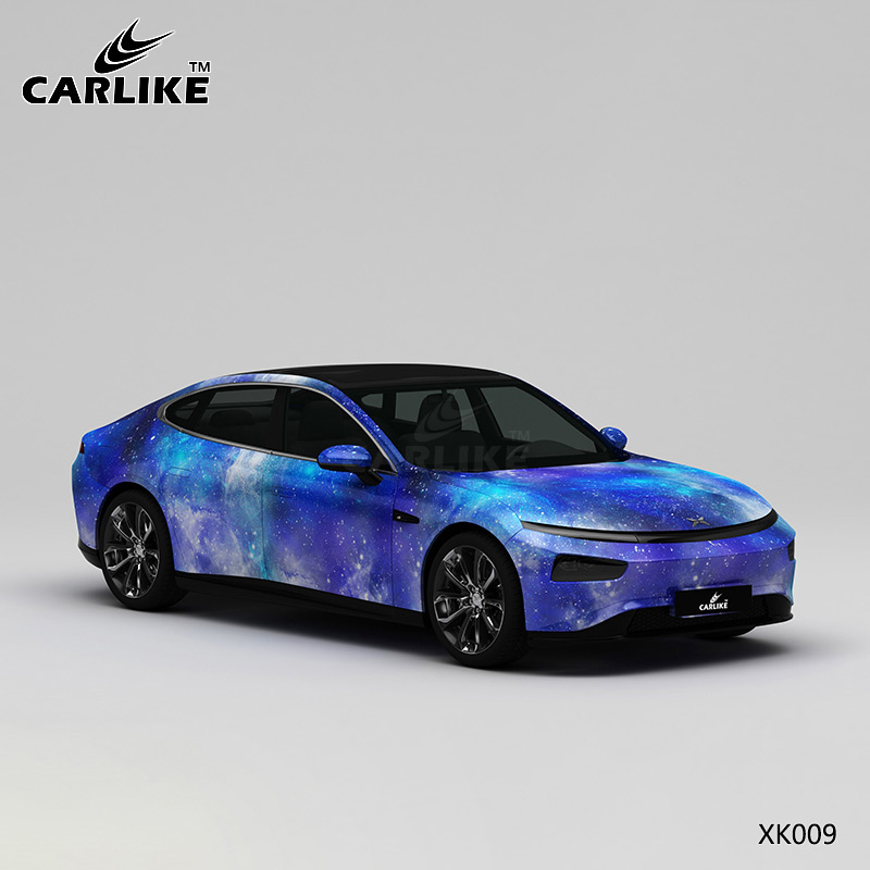 CARLIKE卡莱克™CL-XK-009小鹏蓝色星空车身改色