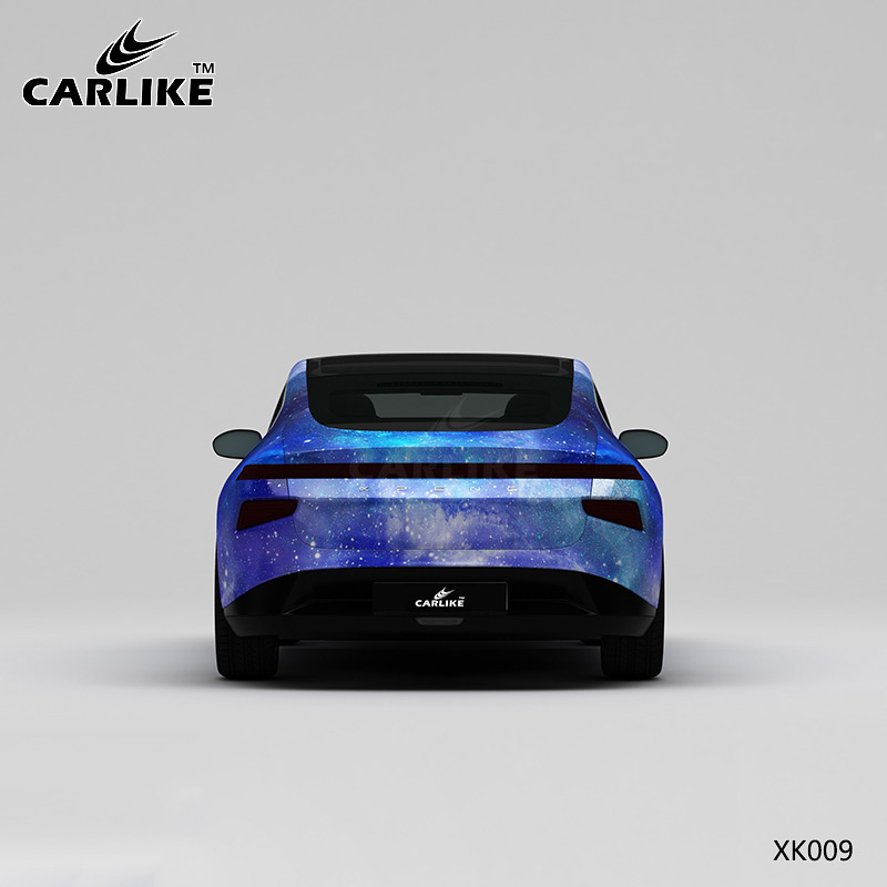 CARLIKE卡莱克™CL-XK-009小鹏蓝色星空车身改色