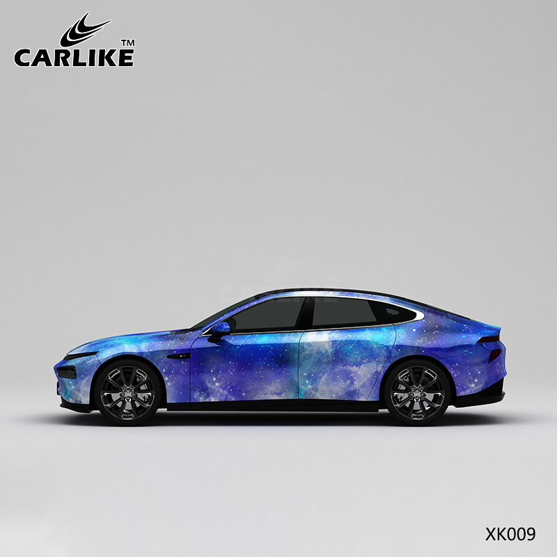 CARLIKE卡莱克™CL-XK-009小鹏蓝色星空车身改色